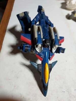 TRANSFORMERS ARMADA MAX CON 2001 FIGURE BLUE JET THUNDERCRACKER - Image 1 of 4