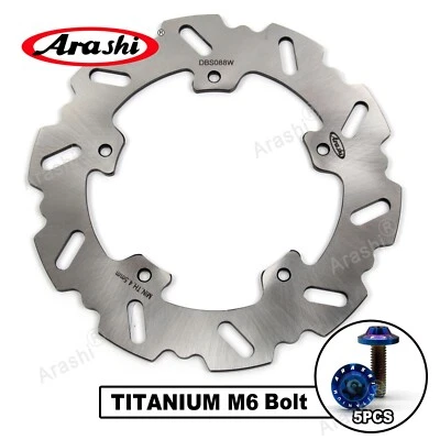 Rotor de disco de freno trasero + pernos de montaje para BMW HP4 1000 2013-2015 M1000RR 2021 Foto 1 de 4