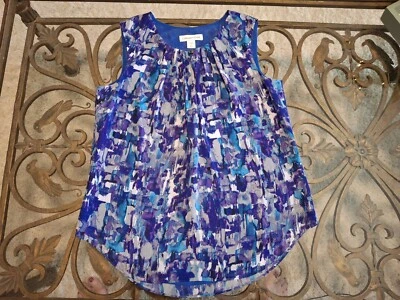 Blusa sin mangas Coldwater Creek talla XS (4-6) forrada sedosa  Foto 1 de 4