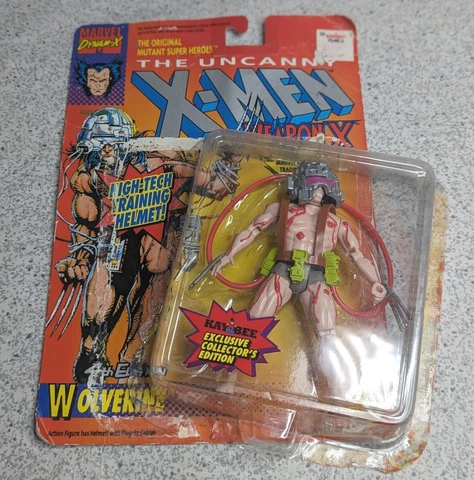 ToyBiz Marvel The Uncanny X-Men Wolverine Figure Weapon X Box Damaged Cover