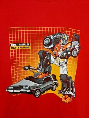 Camiseta Time Traveller Marty McPrime Para Hombre Grande Regreso al Futuro Transformers Foto 1 de 4
