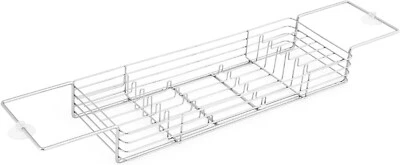 BLISS Luxury Metal Bath Bridge Caddy Tray *iPad Kindle Book Holder