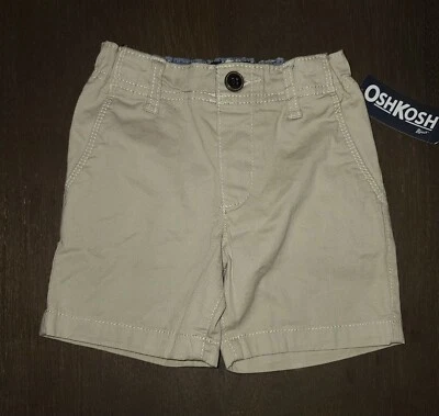 NUEVOS PANTALONES CORTOS CAQUI OSH KOSH NIÑOS PEQUEÑOS TALLA 3T Foto 1 de 2
