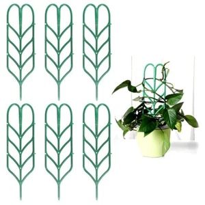 Leaf Shape Potted Plant Support Vines Garden Trellis for Mini Climbing Plants - Picture 1 of 8