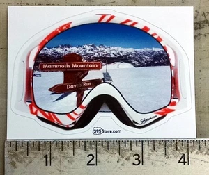 Snow Ski Skier Skiing Goggles Decal Sticker 4"x2.8" - Picture 1 of 1