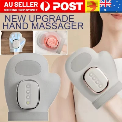 Electric Hand Massager with Airbag Compression Warm Heating Glove Massager New - image 1 of 4