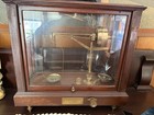 Troemner Balance Co. Antique Apothecary Beam Balance Scale in Wooden Glass Case