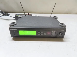 SHURE SLX4-J3 SLX1-J3 572-596 MHz WL93 Wireless Bodypack Receiver.  Tested - Picture 1 of 7