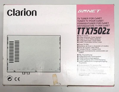 SCHEDA  SINTONIZZATORE TV  ANALOGICO  CLARION  TTX - 7502z - - Immagine 1 di 4