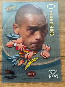 2008 Select AFL Champions Card Series Mascot Gem Card GC1:Andrew McLeod - Bild 1 von 2