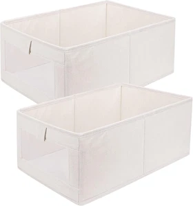Caja De Almacenamiento, Juego De 2 Organizadores, Cajas Plegables De Almacenamie - Imagen 1 de 12