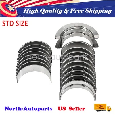 New STD Main Rod Bearings Kits For 2006-13 Mazda Mazda3 CX-7 Fusion 2.3L 2.5L - Image 1 of 4