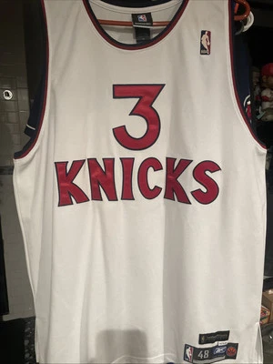 Reebok New York Knicks Stephon Marbury 1979-80  HWC  Jersey  Size 48 - Image 1 of 4