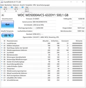 4 Stück Konvolut Festplatten gebraucht 500GB, WD HDD 3,5 Zoll SATA 3 , HDD - Bild 1 von 4