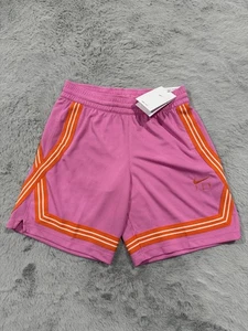 Nike Shorts Kids Large Pink Orange Dri-FIT Fly Training Athletic Mesh New Tags - Picture 1 of 7