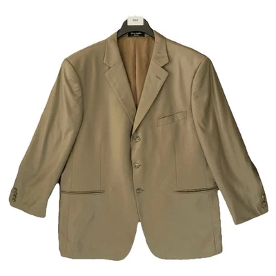 John W. Nordstrom Loro Piana Super 120s 100% Wool Suit Jacket 48R Tan - Image 1 of 4