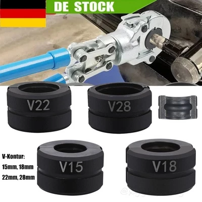 Pressbacken V15/18/22/28mm für Presszange Rohrpresszange Handpresszange 4 Stücke - Bild 1 von 4