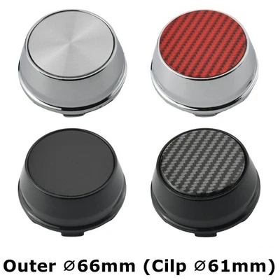 OD 66MM / ID 61MM Blank Wheel Centre Cap Hub Caps Wheel Rim Center Caps 4 Pieces - Image 1 of 4