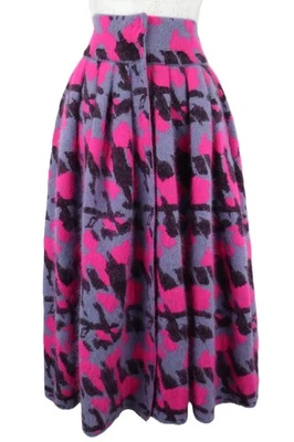 Falda para mujer EMPORIO ARMANI línea A midi pesada colorida mezcla de angora EU 40 Foto 1 de 4