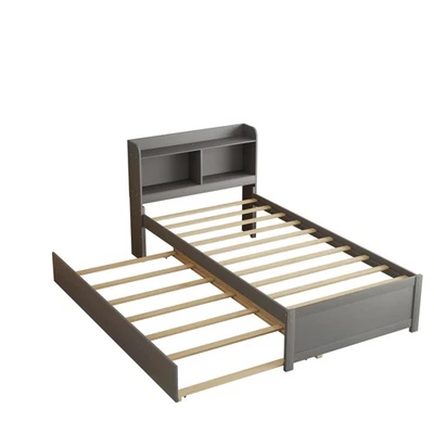 Bed with Trundle,Bookcase miAaZ_OZM77LzUiNSnAfvAsTD8mU7mBs - Image 1 of 4