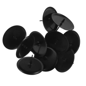 10pcs Christmas Pillar Candle Holders Metal Iron Candle Trays Fireplace Candle S - Picture 1 of 10