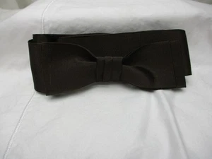 Zum Selbermachen "Midnite Brown" 19 Ligne vorgebunden in Schleife Hutband Ripsband - Bild 1 von 1