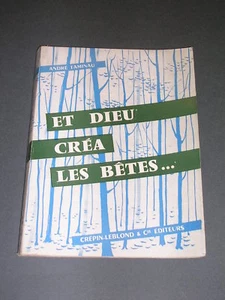 Nivernais Chasse Nature Taminau A. Et dieu créa les bêtes 1957 - Imagen 1 de 1