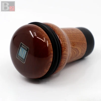 ITALY NARDI EVOLUTION LINE MANUAL GEAR SHIFT SHIFTER KNOB REAL MAHOGANY WOOD  - Image 1 of 4
