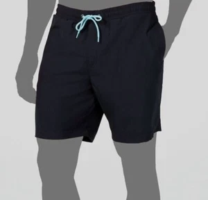 $40 Club Room Men's Black Quick-Dry Performance Swim Trunks Shorts Size S - Picture 1 of 2