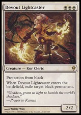 Magic the Gathering MTG Devout Lightcaster (10) Zendikar   NM