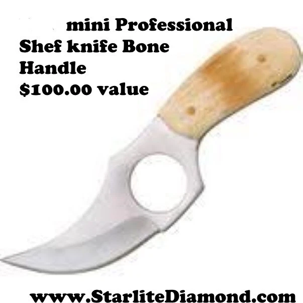 Mini cuchillo de chef profesional Starlite cuchillo de caza para rebanar Foto 1 de 1