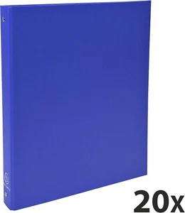 20 Stück Exacompta Ringbuch 51372E DINA4 Ringbuch 4Ringe 30mm Blau NEU R1962 - Bild 1 von 3