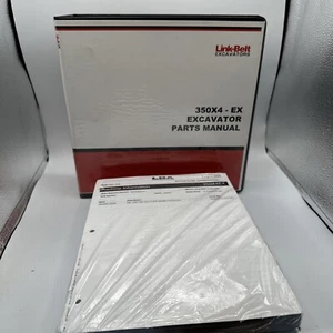Link-Belt Escavatore 350 X4 EX Catalogo Ricambi Manuale Sigillato Foglia Sciolta con Legante - Foto 1 di 3
