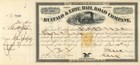 Buffalo and Erie Railroad Co. - New York Railway Stock Certificate - Railroad St