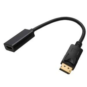 Slimline Displayport Dp v1.4 Stecker Zu HDMI 4K 60Hz Konverter Adapter Kabel - Bild 1 von 5