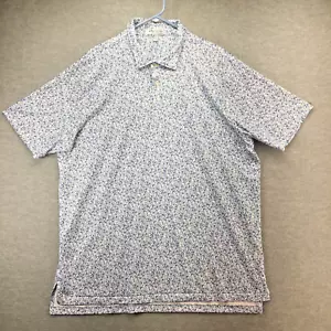 Peter Millar Summer Comfort Polo Mens XL Cocktail Drinks - Picture 1 of 6