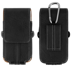 Funda Carcasa Cinturón Tarjetero Universel Smartphone Talla XXL - Negro - Imagen 1 de 5