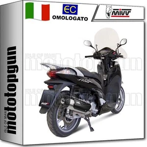 MIVV SCARICO COMPLETO OMOLOGATO URBAN ACCIAIO INOX HONDA SH 300 2013 13 2014 14 - Foto 1 di 3