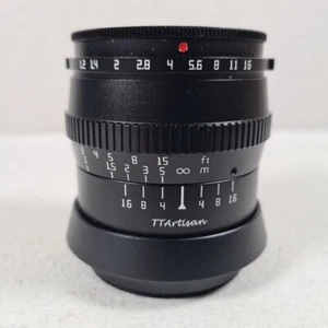 TTArtisan 50mm f1.2 Lens for Fujifilm X - Black NEW - Picture 1 of 13