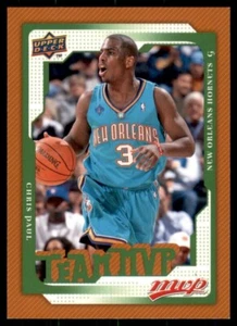 2008-09 UPPER DECK MVP CHRIS PAUL NEW ORLEANS HORNETS Basketball Card #189 - Picture 1 of 2