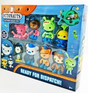 8Pcs Set The Octonauts Action Figure Doll Toy Barnacles Peso Kwazii Crew Pack - Picture 1 of 7