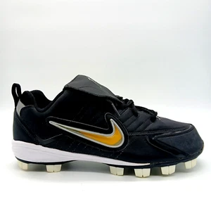 Nike Women's 314371-011 Fastpitch Softball Cleats Colors Black White US Size 8.5 - Picture 1 of 12