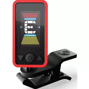 D'Addario CT-17 Eclipse Clip On Chromatic Guitar Tuner - Red - Picture 1 of 4