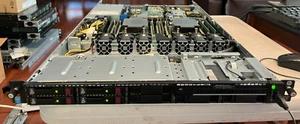 HP DL160 Gen9 2x E5-2603v3 96GB HP 530SFP H240 4x600Gb 8SFF 1U Server 754520-B21 - Picture 1 of 12