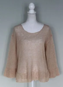 NUEVO CON ETIQUETAS CONEXIÓN PERUANA Bebé Alpaca Crema Brulee Nebbia Suéter, Talla M Mediana - Imagen 1 de 11