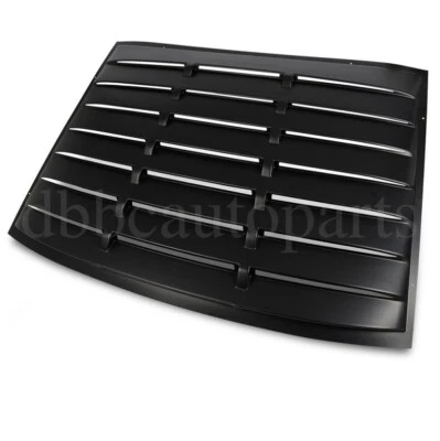 For Ford Mustang 2005-2014 Rear Window Louver GT Coupe Black Sun Shade Vent Foto 1 de 3