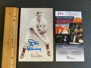 1947-66 EXHIBIT CARD HAND SIGNED *DON LARSEN* NEW YORK YANKEES JSA/COA MS 72121 - Picture 1 of 2