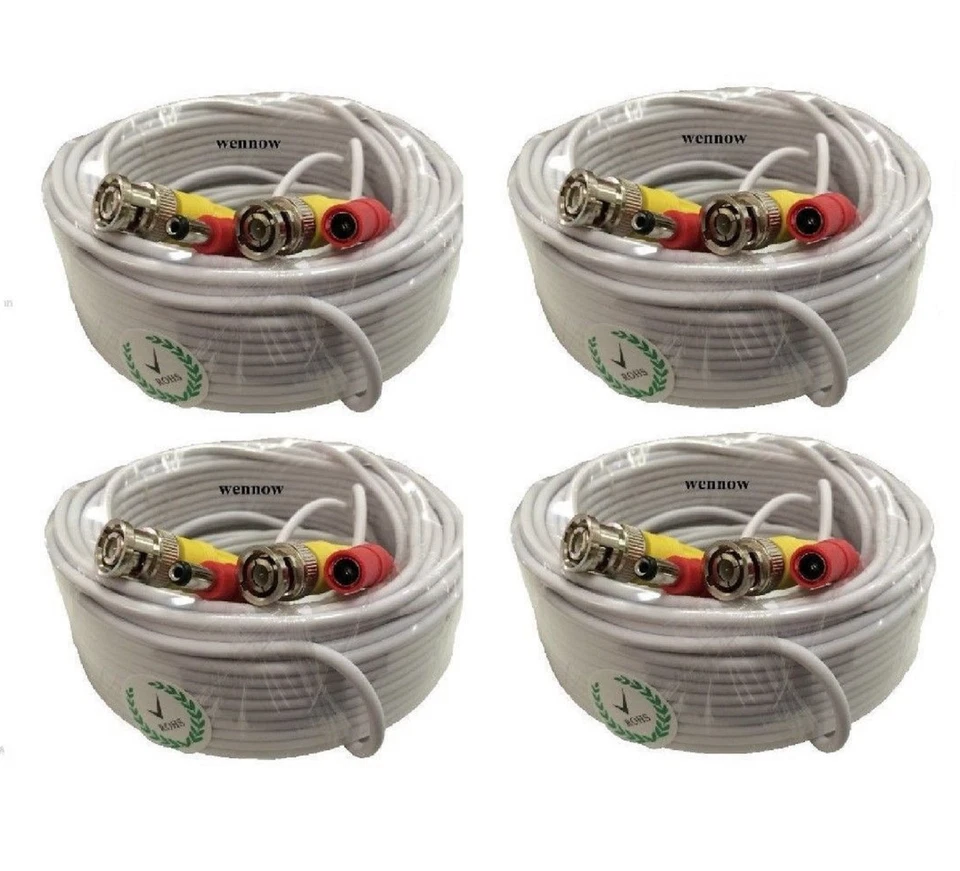 Premium Quality 4x60Ft Video & Power Cable for Night Owl CCTV Security Cameras - Image 1 of 1
