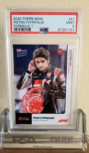 2020 Topps Now F1 #21 Pietro Fittipaldi RC PSA 9 NEUWERTIG Formel 1 Renndebüt - Bild 1 von 2