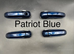 Juego de 4 manijas de puerta exteriores azul Patriot para Dodge Ram 1500 02-08. - Imagen 1 de 11